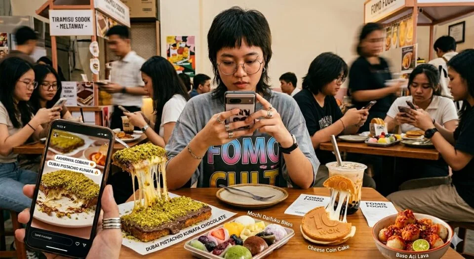 Fomo dan jajanan kekinian: ketika lidah diatur oleh media sosial Fomo dan jajanan kekinian: ketika lidah diatur oleh media sosial